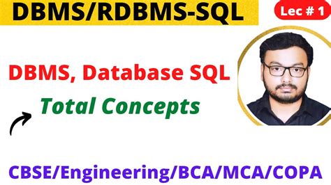 Database Management Systems and SQL – Tutorial .